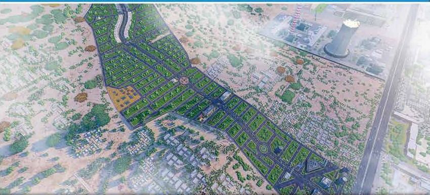 Master plan aerial render